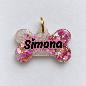 Placa Resina Hueso Pigmento-Glitter en ascenso