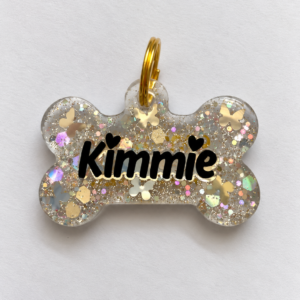Placa Resina Hueso mezcla Decoracion-Glitter