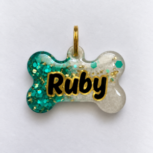 Placa Resina Hueso Glitter con mineral-Pigmento 50-50