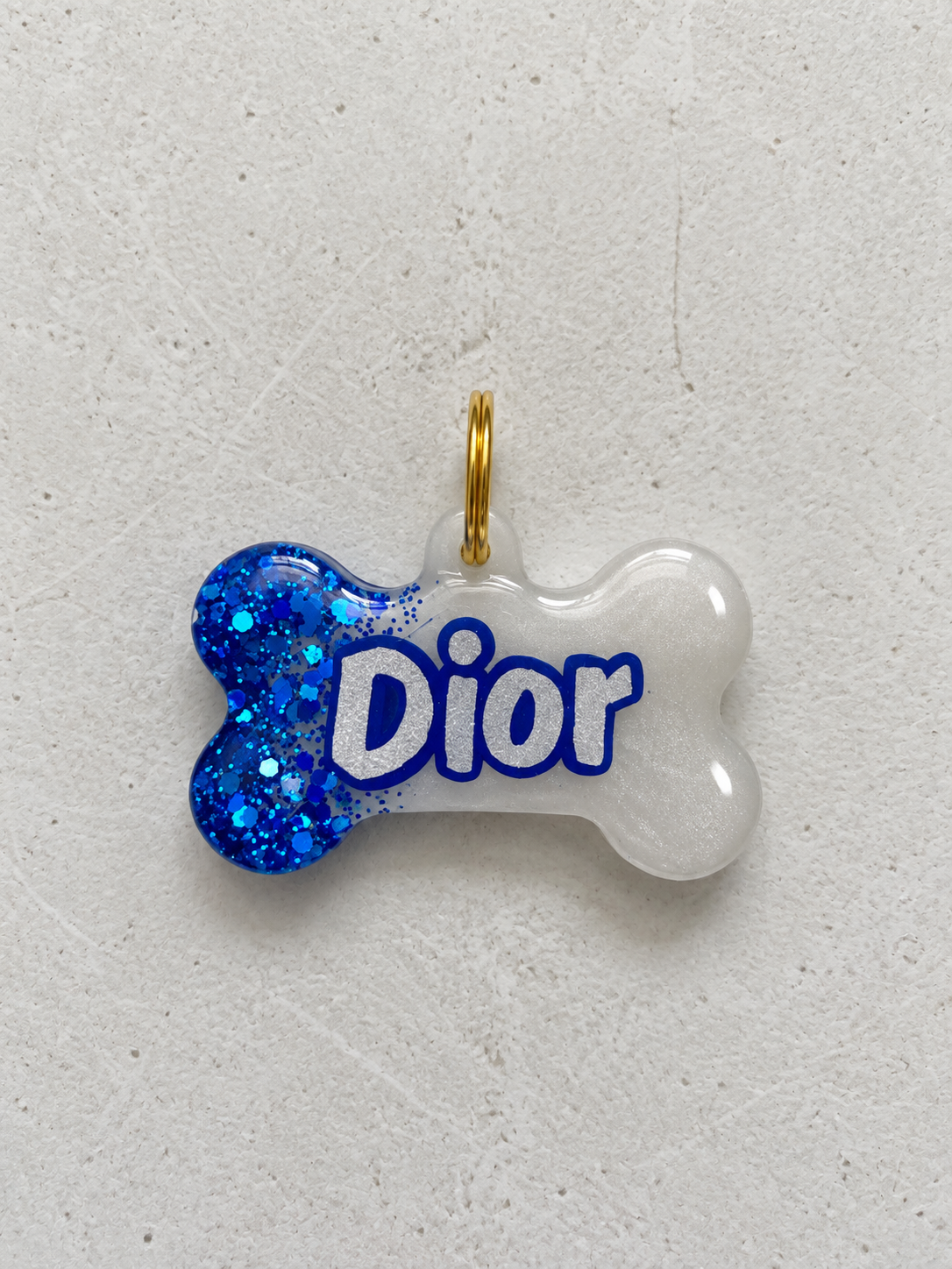 Placa Resina Hueso Glitter-pigmento 10-90