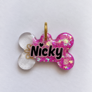 Placa Resina Hueso Pigmento-Glitter 10-90