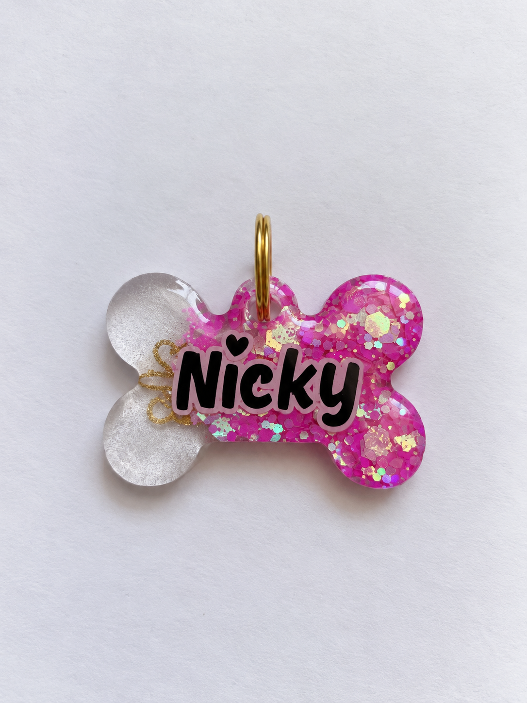 Placa Resina Hueso Pigmento-Glitter 10-90
