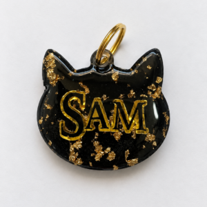 Placa Resina Gato pigmento mineral