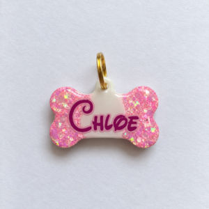 Placa Resina Hueso Duo glitter