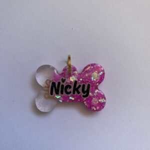 Placa Resina Hueso Pigmento-Glitter 10-90