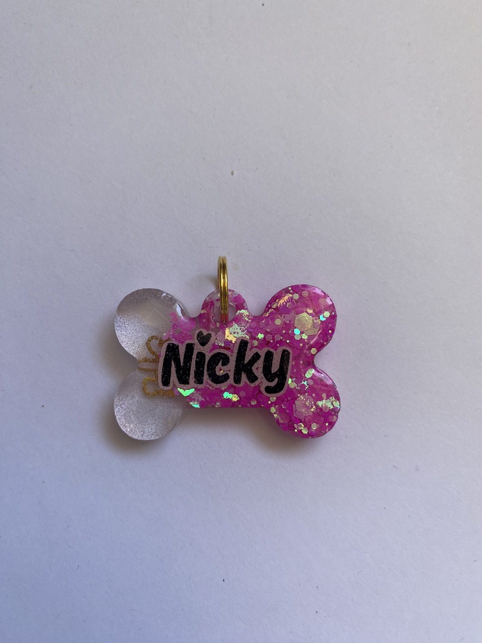 Placa Resina Hueso Pigmento-Glitter 10-90