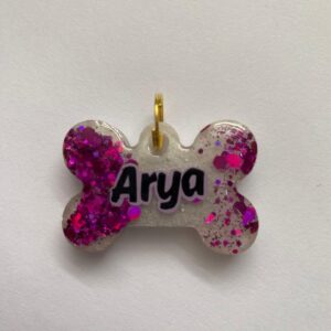 Placa Resina Hueso Pigmento-Glitter en descenso