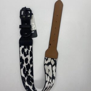 Collar correa con manchas estilo vaca