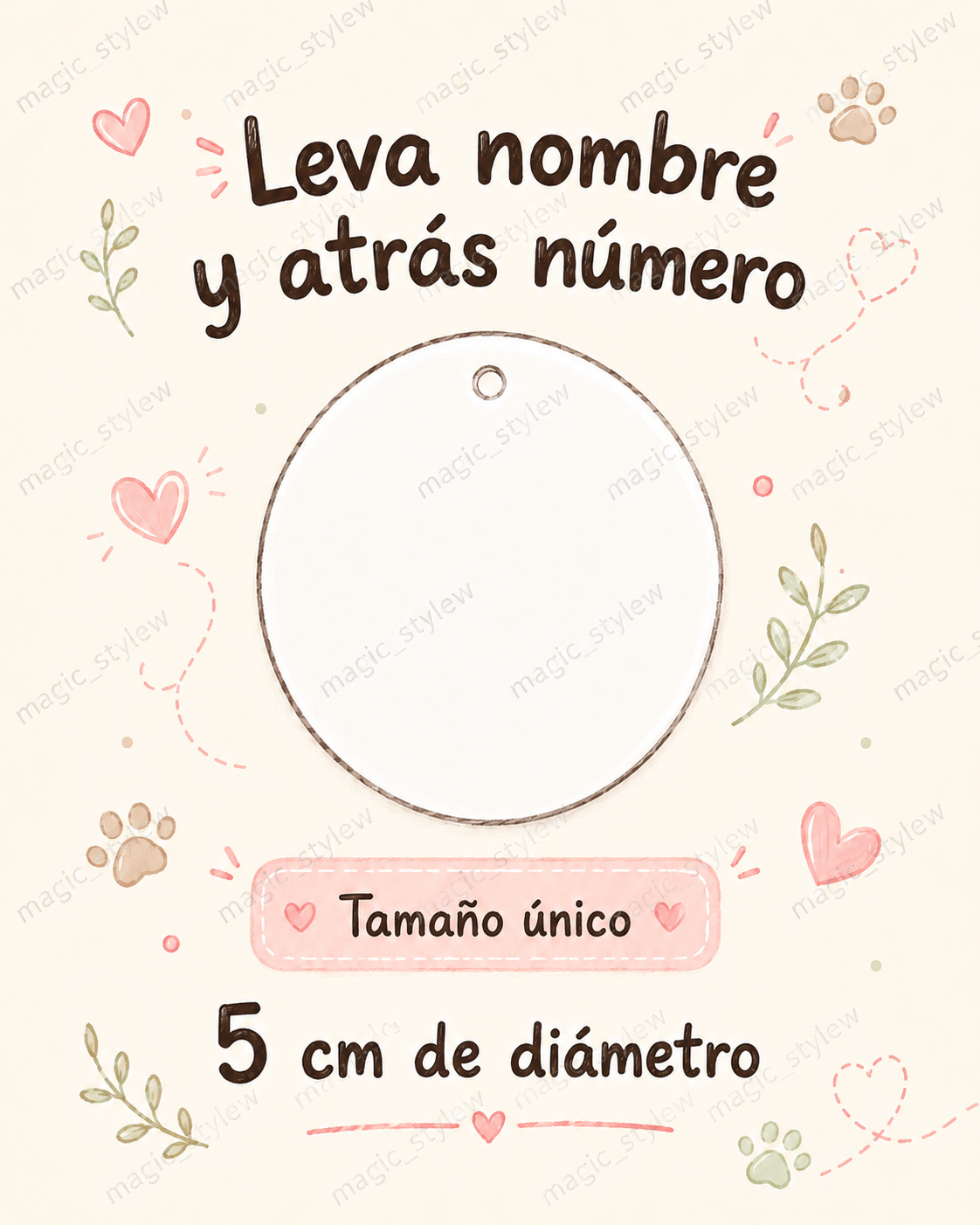 Llavero Acrílico Redondo Personalizado – Sublimado por Ambos Lados - Imagen 4