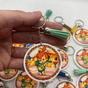 Llavero Acrílico Redondo Personalizado – Sublimado por Ambos Lados