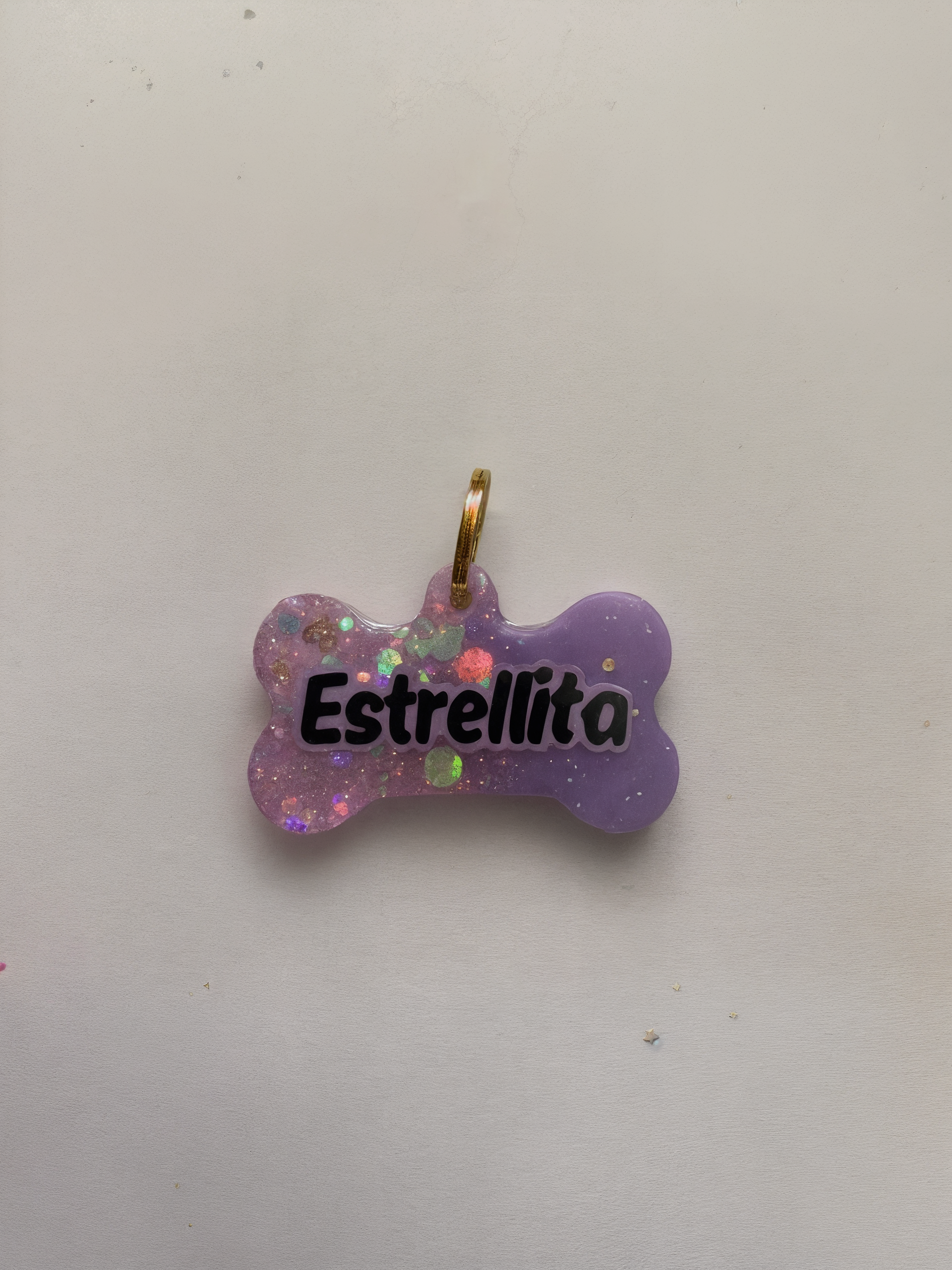 Placa Resina Hueso Glitter-Pigmento 50-50