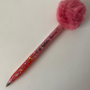 Lapiz recargable personalizado glitter-Pigmento-Pompom